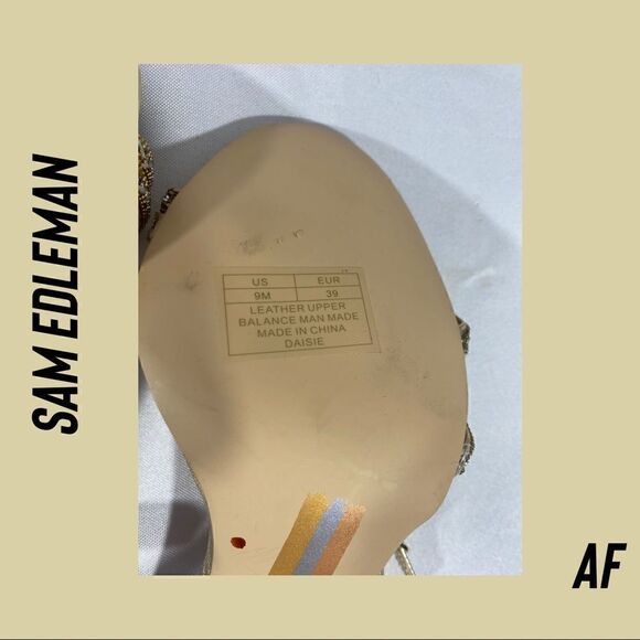 SAM EDLEMAN DAISIE HEELS NEW SIZE 9 - Picture 4 of 8